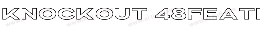 Knockout 48Featherwe字体转换